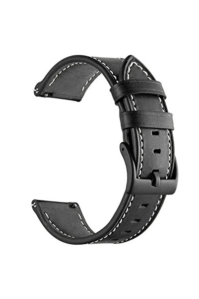 Other Curea din piele pentru Huawei Watch GT 3 42 - Negru