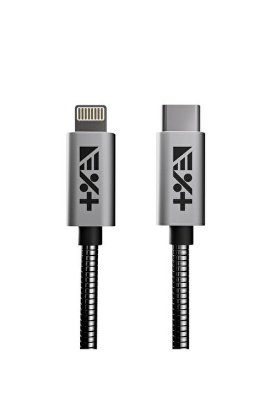 NEXT ONE USB-C to Lightning Data Cable, Metallic, Silver (1.2 m)
