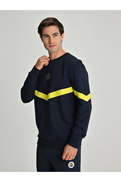 Fenerium ERKEK TRIBUN ZİGZAG DETAYLI SWEAT