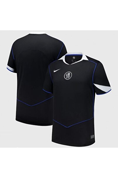 BYSPORTAKUS Chelsea 2025/26 Yeni Sezon İsimsiz Alternatif Forması (Black)