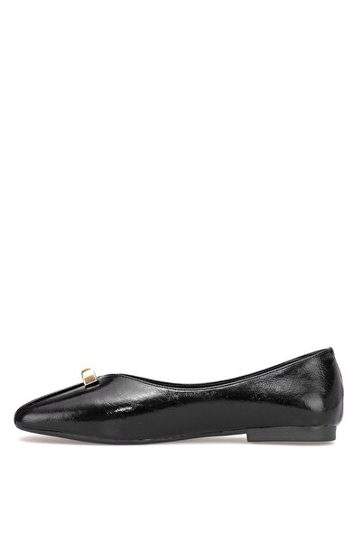 Ayakkabı Fuarı Elit PM567 K2035 Γυναικεία Μπαλαρίνα Μαύρη