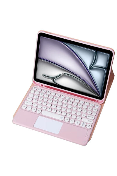 Other iPad Air 13 Gen6 Bluetooth Keyboard Case with Touchpad (Pink)