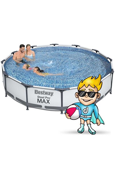 Other Basen ogrodowy stelażowy 366 x 76 cm 16w1 Bestway 56416