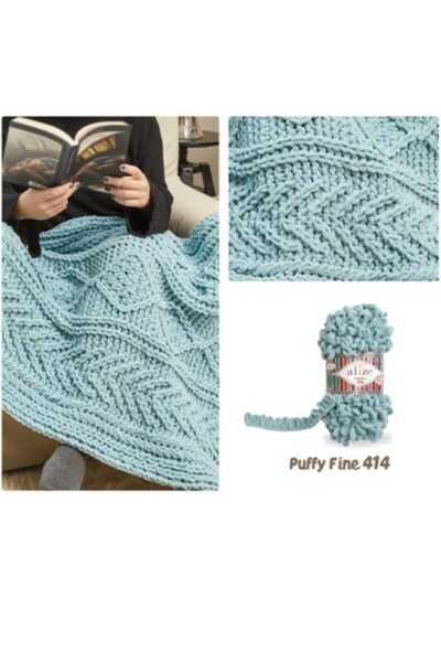 ÇEÇEN HOME (3 ШТУКИ) Puffy Fine (ТОНКА) Ручна пряжа 144 - 100 г. 14,5 м. Пряжа для в'язання на пальцях