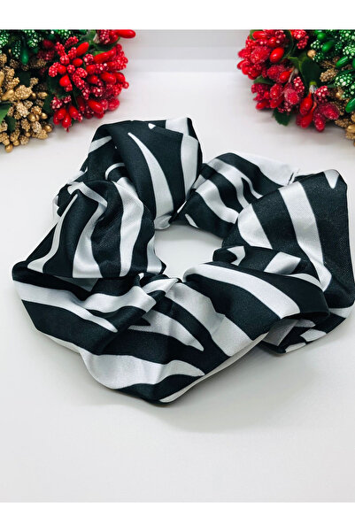 İnDerin Satin Rubber Ring Buckle Leopard Pattern Buckle