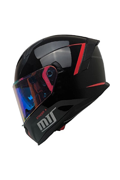 MTS M-910 Stinger Kapalı Motosiklet Kaskı (Güneş Gözlüklü)