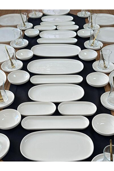 MD MİMOZA DEKOR Kahvaltı Takımı 70 Parça 12 Kişilik Porselen