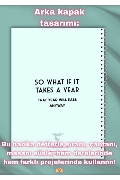 merccuri crafts Aesthetic School Notebook A4 Spiral 50 Sheets - Checkered - Pvc Cover Waterproof