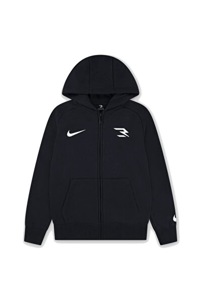 Nike Rwb Hoodie Black Double Yarn Non-Fourted Cotton Children's Jacket 9Q1315