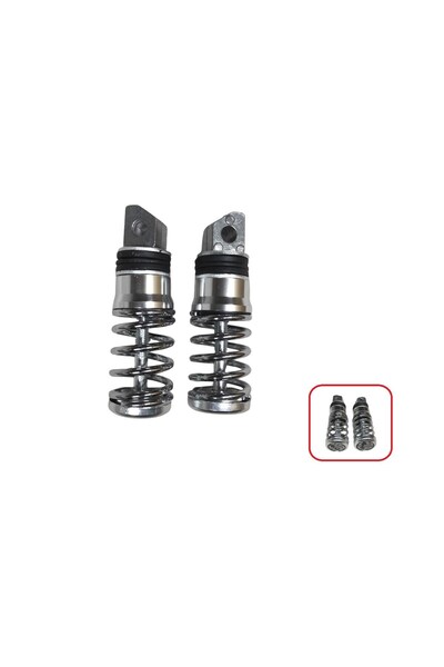 KOÇAK MOTOR CG Arka Basamak Takım Yaylı Krom - Kuba / Arora / Mondial