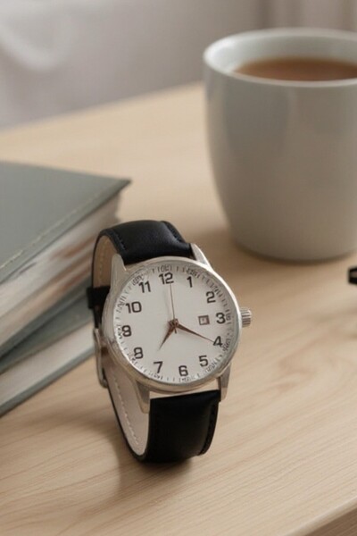 Neorney Premium Kayışlı Takvimli Erkek Kol Saati