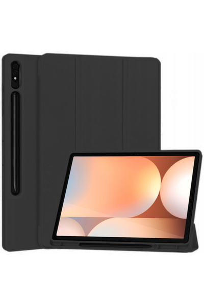 Other Carcasă inteligentă din TPU pentru Samsung Galaxy Tab S10 Plus (Negru)