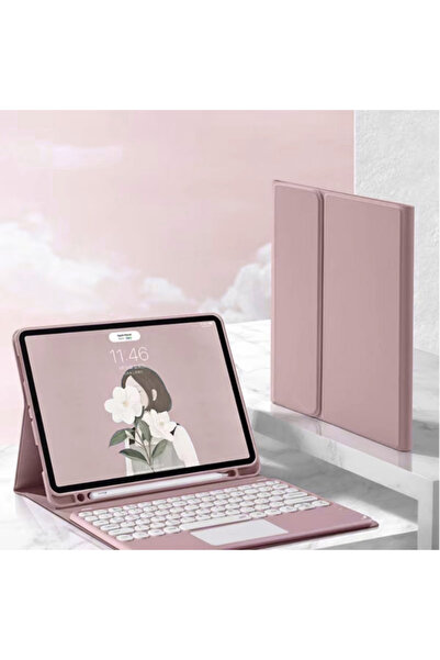 Other iPad Pro 11 Gen5 Bluetooth Keyboard Case with Touchpad (Pink)