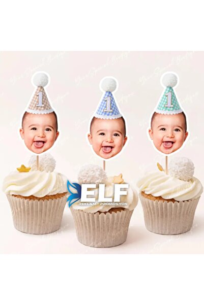 ELF REKLAM Kişiye Özel Resimli Pasta Süsü Doğum Günü Söz Nişan Düğün Bride ( ...