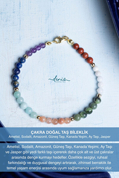 Deniz Doğal Taş سوار من الأحجار الطبيعية المعتمدة للشاكرا