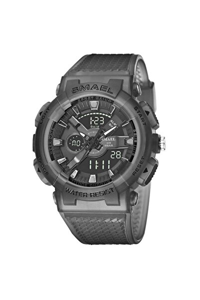 SMAEL Sport Digital Analog 5 ATM Men's Watch Black
