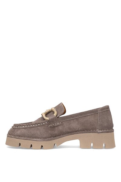 Venüs 25390510K Women's Genuine Leather Casual Shoes Mink