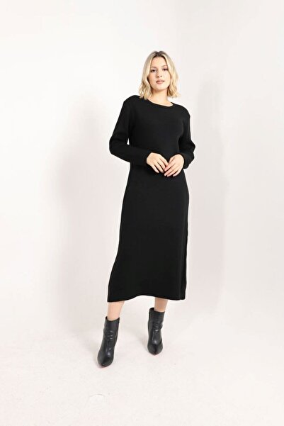 VELLICHOR Γυναικείο μακρυμάνικο πλεκτό φόρεμα