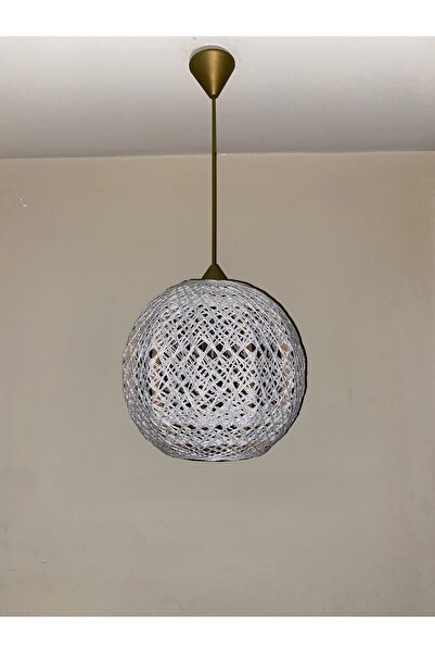 Genel Markalar Doğal el yapımı Bohem-Rustik-Modern-Jüt-Yapımı Sarkıt Avize