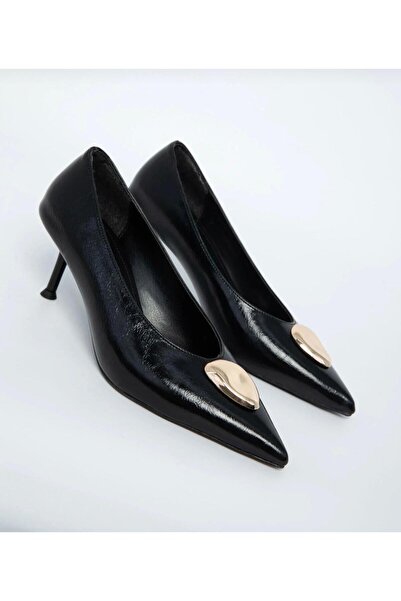 MİSS PARK MODA SİYAH STİLETTO