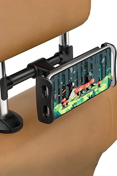 EXENAR Araç İçi Arka Koltuk İçin Tablet Tutucu 360 Derece Dönebilen Ayarlanab...