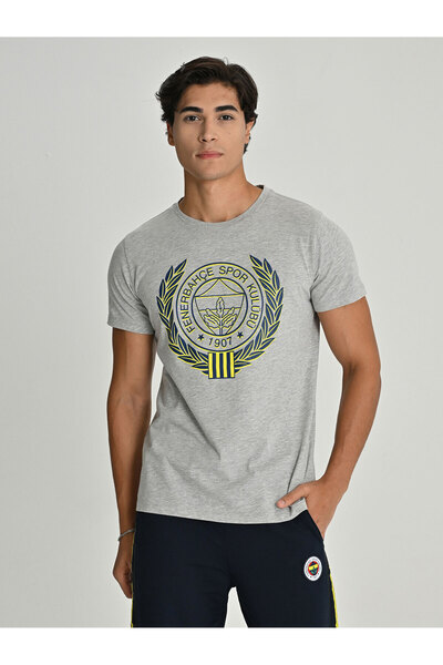 Fenerium ERKEK KOLEJ SARI LACİVERT LOGOLU TSHI