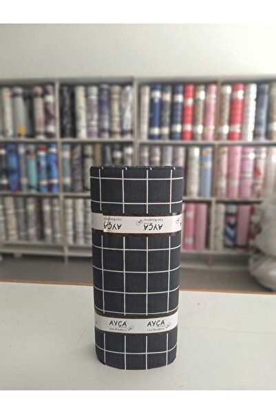 Gasel Home Nevresimlik Çarşaflık Metrelik Kumaş Kare Ekose Desen