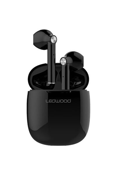 Led Căști intraauriculare LEDWOOD T16 TWS True Wireless Bluetooth, negre