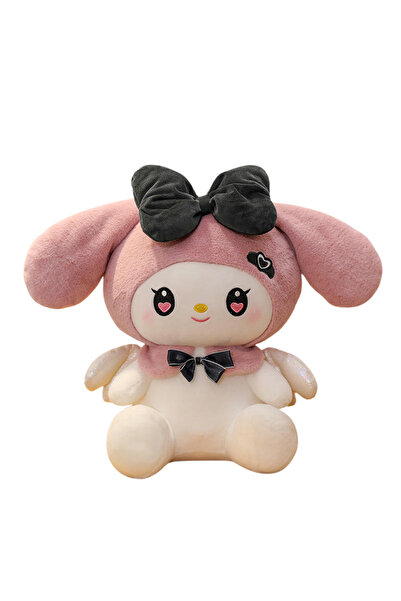 OEM Set de 2 păpuși de pluș Kuromi, 25 cm