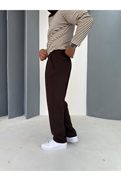 Combineman35 Baggy Fabric Trousers with Pleat Detail