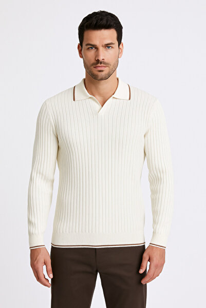 ModaPlaza Men's V-Neck Sweater 235