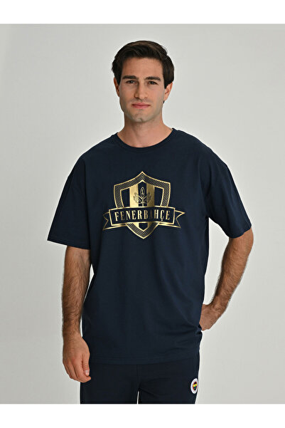 Fenerium ERKEK KOLEJ GOLD DETAYLI TSHIRT