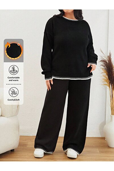 EFENDİX Plus Size Knitwear Set