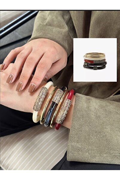 RUBYTAKI MARKA BRACELET 5Lİ SET 7CM ÇAPINDADIR