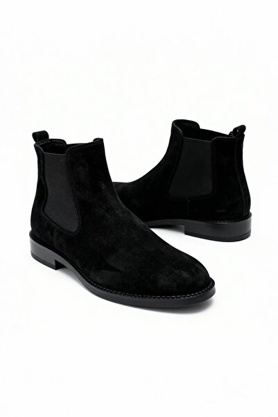 GIESTO KLASİK SİYAH SÜET BOT