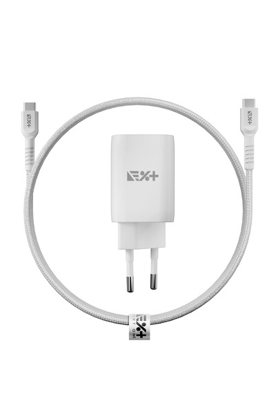 NEXT ONE Dual GAN 35W power adapter + USB-C charging cable