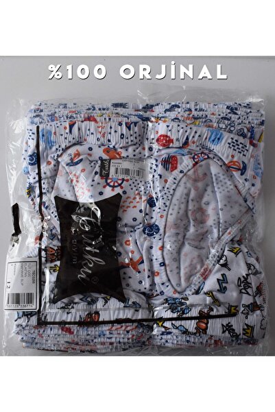 CUBBUX Elestan Printed Girls' Wide Strap Tank Top 6-Piece Set