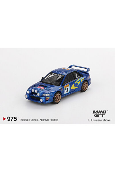 Subaru Mini GT 1/64 Impreza WRC98 1998 Rally Monte-Carlo 3rd Place #3