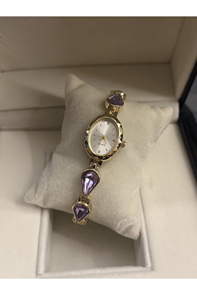 QUARTZ Damla Stone Vintage Wristwatch in Gift Box