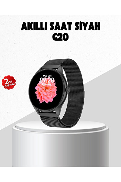 aba3tekno yeni nesil G20 Mini Akıllı Saat – iPhone & Android Uyumlu, Adım Say...