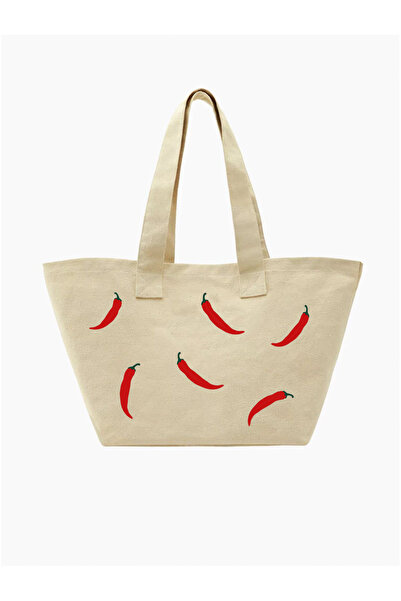 mononoke Pepper Patterned Medium Size Cloth Bag