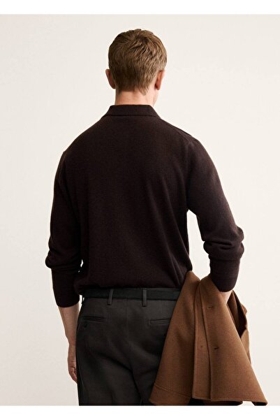 MANGO Man %100 kaşmir polo kazak