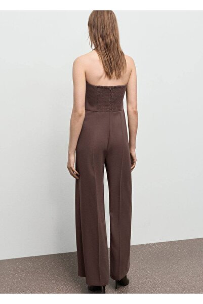 MANGO Woman Boyundan askılı tulum