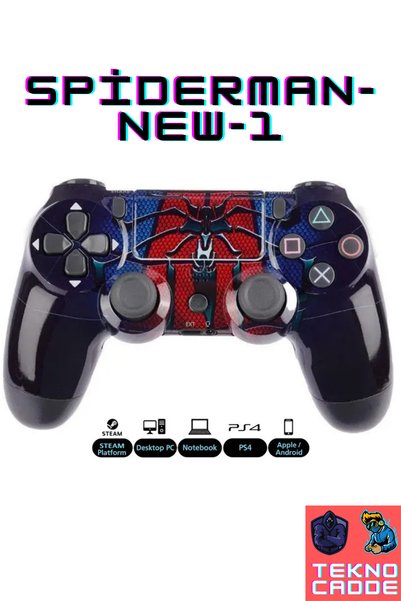 beboncool Ps4-PC-IOS-Android Uyumlu Desenli Titreşimli Bluetooth Joystick Gam...