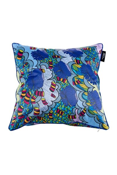 Complicat Rau Pernă decorativă, crizanteme, cu imprimeu prin sublimare directă, 43x43