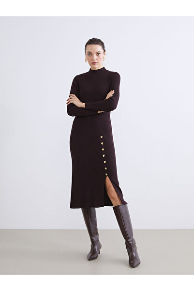 LC Waikiki Yarım Balıkçı Yaka Triko Elbise