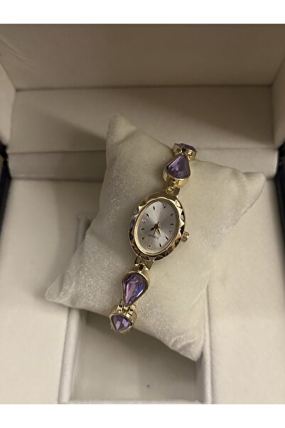 QUARTZ Damla Stone Vintage Wristwatch in Gift Box