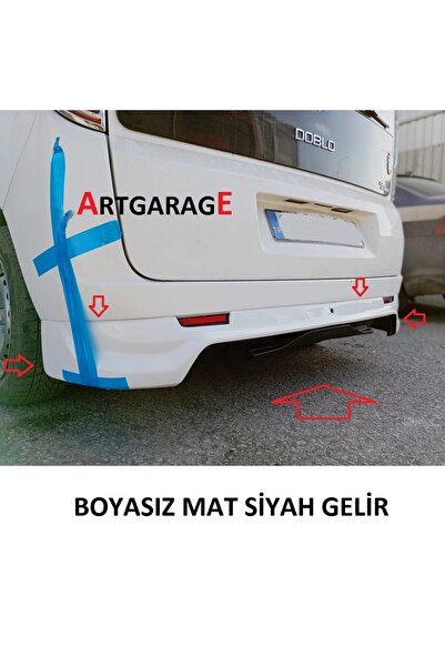Bodykitartgarage DOBLO 3-4 ARKA EK(BOYASIZ)FİBERGLASS
