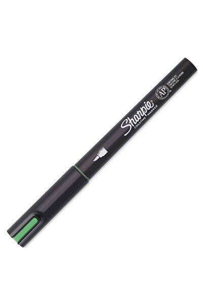 Sharpie رأس فرشاة ماركر أكريليك - أخضر زمردي