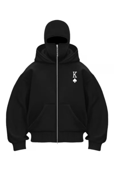 LAND MODA Hanorac cu glugă cu mască